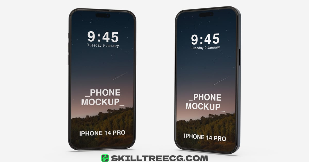 iPhone 14 Pro Mockup（524723）-技能树